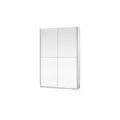 Produktbild: Schwebetürenschrank 2-türig   ¦ weiß ¦ Maße (cm): B: 125 H: 195,5 T: 38.0