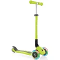 Produktbild: Globber Dreiradscooter PRIMO FOLDABLE LIGHTS, mit Leuchtrollen grün