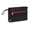 Produktbild: achilles Handtascheneinsatz, Handtaschen Organizer, Innenhandtasche, Kosmetiktasche mit Trageschlaufe, Make-up-Etui, Kulturbeutel, Schminktasche, Bag in Bag, 25 x 18,5 cm x 6 cm (Schwarz)