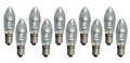 Produktbild: 10 LED Riffelkerzen Kerzen ww E10 0,2W 10-55V 10V 12V 14V 16V 23V 34V 48V 55V