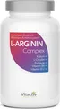 Produktbild: ARGININ COMPLEX, natürlicher Nährstoffkomplex, L-Arginin hochdosiert, für Durchblutung, Herz, Kreislauf und sexuelle Vitalität - Nahrungsergänzungsmittel