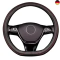 Produktbild: Pahajim D Typ Leder Auto Lenkradbezug 38CM/15'' mit Haltbarkeit Sicherheit