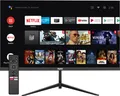 Produktbild: TuTu TU245J03 25 Zoll Full HD Smart TV & Monitor - Google TV - 2x HDMI, 2x USB mit Fernbedienung und HDMI-Kabel