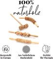 Produktbild: tuuli Maderotherapie Set Massagegerät Roller Cellulite Lymphdrainage Gerät Holz