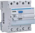 Produktbild: Hager FI-Schutzschalter CDS425D 4-polig 25A 30mA Typ A | QuickConnect | 6kA | Hutschiene | Fehlerstromschutz weiß