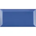 Produktbild: Wandfliese Facette Metro Blau glänzend glasiert 10 cm x 20 cm