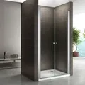 Produktbild: I-flair Duschtür, Duschabtrennung Aus 6 Mm Durchsichtigem Sicherheitsglas Breite: 72-76 Cm - Höhe: 185 Cm