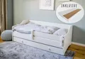 Produktbild: Kids Collective Kinderbett Jugendbett 80x160 80x180 cm mit Matratze, Schublade & Rausfallschutz, Komplettbett, 160 x 80 cm, mit punktelastischer Matratze
