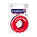 Produktbild: Hansaplast Fixierpflaster Classic (5 m x 1,25 cm), Tapeband zur einfachen und sicheren Fixierung von Wundverbänden, Heftpflaster Rolle mit starker Klebekraft.