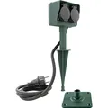 Produktbild: REV Erdspiess mit 2 Steckd.f. Aussen (2 x, CEE 7/3, 1.40 m) (0595004555)