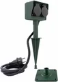 Produktbild: REV 0595004555 Gartensteckdose Grün Schutzkontakt (0595004555)