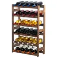 Produktbild: Proregal Weinregal, Braun, Holz, Kiefer, Rechteckig, 53x86x25 cm, Wohnzimmer, Regale, Weinregale