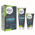 Produktbild: Veet Men Intim-Haarentfernungs-Set: Enthaarungscreme für den Intimbereich mit beruhigendem Pflegebalsam, 150 ml