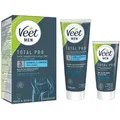 Produktbild: Veet Men Intim-Haarentfernungs-Set - 100 ml Creme & 50 ml Pflegebalsam