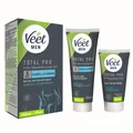 Produktbild: Veet Men Intim-Haarentfernungs-Set: Enthaarungscreme & Pflegebalsam 100ml+50ml
