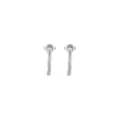 Produktbild: Skagen Women's Stainless Steel Push Back Earrings Lava Stahl Silber,1.54Lx1.5Wxcm
