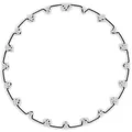 Produktbild: Unicorn Horizontal Number Ring | für Dartscheibe Dartboard
