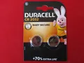 Produktbild: 2 x CR2032 CR 2032 Lithium 3,0V DURACELL Batterie Doppelblister MHD 2035