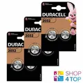 Produktbild: 6x Duracell CR2032 3V Lithium Münzzellen batteries DL2032 ECR2032
