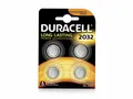 Produktbild: 4 x Batterie Duracell CR2032 Lithium 3V Knopfzelle 4 Batterien im Blister