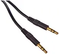 Produktbild: adaptare 10030 Stereo-Aux-Kabel 2-mal 3,5-mm-Stecker Klinke vergoldet Ultraslim-Design, 3,00m, schwarz