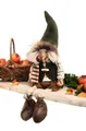 Produktbild: Dekoleidenschaft Wichtel Kantenhocker 50 cm hoch, Dekowichtel mit Schlenkerbeinen, Dekofigur, Kantensitzer, Weihnachtsdeko, Wichtelfigur, Weihnachtswichtel Figur
