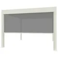 Produktbild: Weide Pavillonseitenteil Sonnenrollo 4 Maße Weiß Für Weide Deluxe Pergola, 300x236 cm, Seitenteil weiß 300 cm x 236 cm
