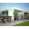 Produktbild: Gardenson Pergola-Rollo, Weiß, Metall, Textil, 300x235x10 cm, Sonnen- & Sichtschutz, Pavillons & Pergolas, Pergolas