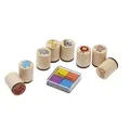 Produktbild: Stempel Wilde Tiere (8 Stempel) 6er Set Holz  2,5x2,2 cm NEU