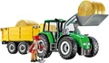Produktbild: PLAYMOBIL 9317 Traktor mit Anhänger Spielset 4+
