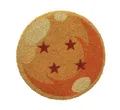 Produktbild: SD TOYS Runde Fußmatte, 50 cm, Kugel, 4 Sterne, Dragon Ball