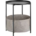 Produktbild: Beistelltisch Canterbury 45,5x45,5x53cm Beistelltisch rund schwarz B-Ware