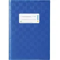 Produktbild: Herma Heftumschläge 7423, A5, dunkelblau, mit Baststruktur