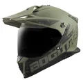 Produktbild: Bogotto FG-601 Duo Fiberglas Enduro Helm, grün matt, L
