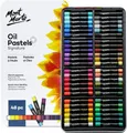 Produktbild: Mont Marte Pastellkreide Ölpastellkreide Set – 36 / 48 Stück – Weiche Ölkreide, Intensive Farben, hohe Pigmentierung –Ideal für Malerei & Zeichnungen