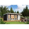 Produktbild: Lasita Gartenhaus Sicily 2 Carbongrau 575 cm x 350 cm