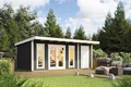 Produktbild: Gartenhaus Outdoor Life Sicily 2 inkl. Fußboden 595 x 440 cm carbongrau