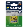 Produktbild: Varta Akkuzelle 1,2 V 800 mAh R03-AAA-Micro HR03 2