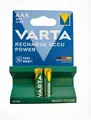 Produktbild: Varta Rechargeable Accu Ready2Use vorgeladener AAA Micro Ni-Mh Akku 2er Blister