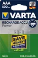 Produktbild: 4 x VARTA 56703 Akku 800 mAh AAA LR03 MN2400 Micro Batterie 1,5V 2er Blister