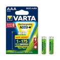 Produktbild: Akku Batterie varta ~LR3~ AAA ~ 800 MAH (2 Stück)