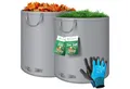 Produktbild: KESSER Gartensack, 500 l, (2-tlg), Gartensack Set Laubsack Gartenabfallsack inkl. Handschuhe