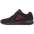 Produktbild: Kappa Damen Mädchen Sneaker Follow Black/pink, Schuhgröße:36 EU