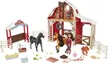 Produktbild: Dreamworks Spirit HDK57 - Deluxe Reiterhof Spielset, Puppe Lucky, Pferd Sprit, Pferdefigur, Stall, Außenpaddock und Zubehör, ab 3 Jahren
