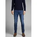 Produktbild: Jack & Jones Slim-fit-Jeans JJIGLENN Slim-Fit mit Stretch und praktischer 5-Pocket-Form Baumwollmischung, slim fit blau 36