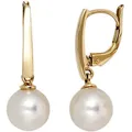 Produktbild: Perlenohrringe JOBO, gelb (gelbgold 585), Ohrringe, Damen, Gelbgold 585 Perlen, Gelbgold 585, Perlen, 585 Gold mit Süßwasser-Zuchtperlen