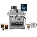 Produktbild: De'Longhi La Specialista Opera EC9555.M Espresso Siebträgermaschine mit Cold Brew und Espresso Cool, professioneller Milchaufschäumer, Sensor-Mahltechnologie, inklusive Barista-Kit, 1550W, Metall