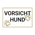 Produktbild: Vorsicht Hund Schild 200x300mm wetterfestes Schild Achtung Hundeschild
