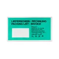 Produktbild: 1000 Lieferscheintaschen DIN Lang grün umweltfreundliche Begleitpapiertaschen aus Papier 650001