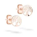 Produktbild: Tamaris Damen Schmuck Ohrstecker Lebensbaum Edelstahl, IP Roségold TJ-0405-E-08